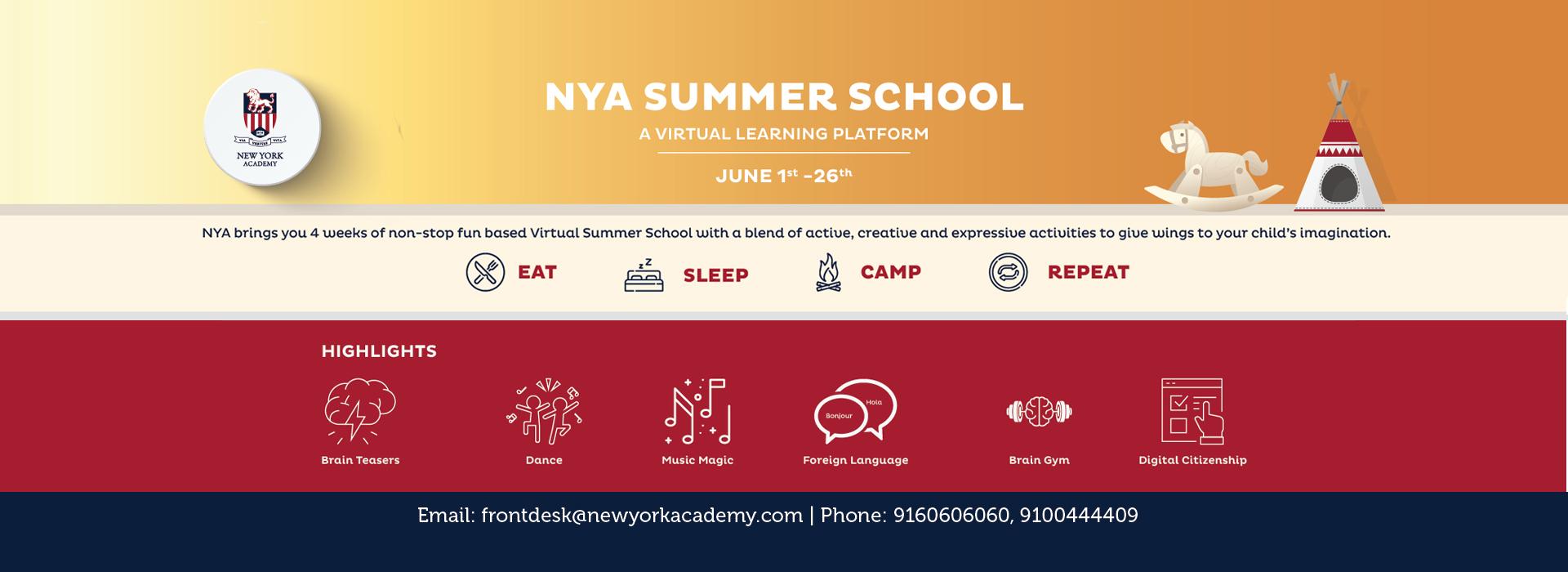 nyaslidesummercamp New York Academy